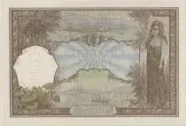 Nle Calédonie 500 Francs femme, bateaux 27-12-1927, Spécimen - PCGS MS 62