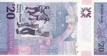 Nordirland 20 Pounds - Flower - Butterfly - Polymer - 2021 - UNC - P.NEW