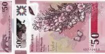 Nordirland 50 Pounds - Flowers, butterfly - Jocelyn B. Burnell - 2021 (2022) - P.NEW