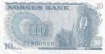 Noruega 10 Kroner - Fridtjof Nansen - Fisherman - 1984 - Serial CG -P.37c