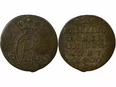 Noruega 2 Skilling - Norway - Christian VII - 1800