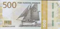 Noruega 500 Kroner - Boat - 2018