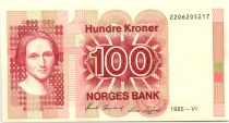 Norvège 100 Kroner Cahilla Collett - 1985 - Neuf