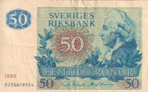 Norvège 50 - Kronur - Gustav III - 1989 - P.53c