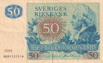 Norvège 50 - Kronur - Gustav III - 1989 - P.53d