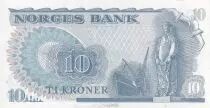 Norvegia 10 Kroner - Fridtjof Nansen - Fisherman - 1979 - Serial BC -P.37c
