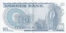 Norwegen 10 Kroner - Fridtjof Nansen - Fisherman - 1984 - Serial CI -P.37c