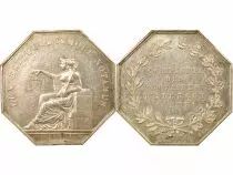 Notaries, Alen&ccedil;on - Silver Token - Bee (1860 / 1879)