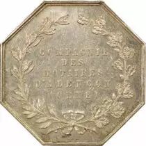 Notaries, Alen&ccedil;on - Silver Token - Bee (1860 / 1879)