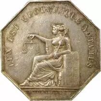 Notaries, Alen&ccedil;on - Silver Token - Bee (1860 / 1879)