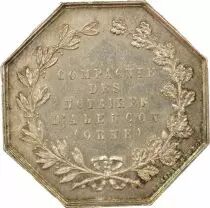 Notaries, Alen&ccedil;on - Silver Token - Bee (1860 / 1879)