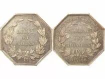 Notaries, Moulins - Silver Token - Bee (1860 / 1879)