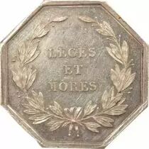 Notaries, Moulins - Silver Token - Bee (1860 / 1879)