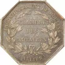 Notaries, Moulins - Silver Token - Bee (1860 / 1879)