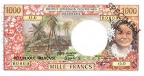 Nouvelle Calédonie 1000 Francs Tahitienne - Hibiscus