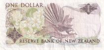 Nouvelle-Zélande 1 Dollar - Elisabeth II - Fantail - ND (1985-1989) - Série AJF - P.169b