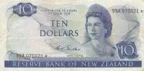 Nouvelle-Zélande 10 Dollars - Elisabeth II - ND (1977-81) - Remplacement - P.166b