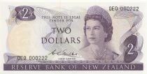 Nouvelle-Z&eacute;lande 2 Dollars - Elisabeth II - ND (1968-75) - P.164b