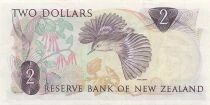 Nouvelle-Z&eacute;lande 2 Dollars - Elisabeth II - ND (1975-77) - P.164c