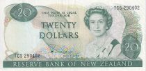 Nouvelle-Zélande 20 Dollars - Elisabeth II - Pigeon - ND (1981-1985) - P173a