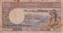 Nouvelles Hébrides 100 Francs - Tahitienne - 1977 - Série W.1 - B+ - P.18d
