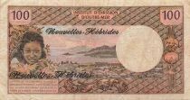 Nouvelles Hébrides 100 Francs - Tahitienne - ND (1970) - P.18a