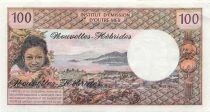 Nouvelles Hébrides 100 Francs - Tahitienne - ND (1977) - P.18d