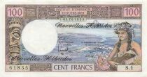 Nouvelles Hébrides 100 Francs - Tahitienne - ND (1977) - P.18d