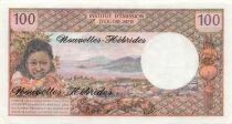 Nouvelles Hébrides 100 Francs - Tahitienne - ND (1977) - P.18d