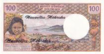 Nouvelles Hébrides 100 Francs - Tahitienne - ND (1977) - Série U.1 - P.18D