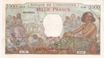 Nouvelles Hébrides 1000 Francs Scène de marché - 1945 Spécimen