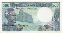 Nouvelles Hébrides 500 Francs - Polynésien - ND (1980) - P.19c