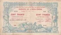 Nueva Caledonia 100 Francs - Elephants - 05-03-1914 - Serial X.8 - P.17