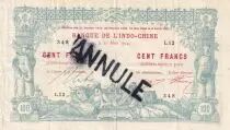 Nueva Caledonia 100 Francs - Elephants - 10-03-1914 - Annuled - Serial L.12 - VF - P.17
