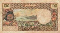 Nueva Caledonia 100 Francs - ND (1971) - P.63b