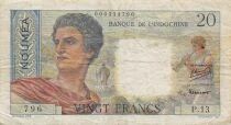 Nueva Caledonia 20 Francs - Young sheperd - ND (1951) - P.50a