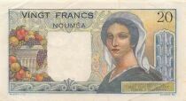 Nueva Caledonia 20 Francs - Young sheperd - ND (1954-1958) - P.50b