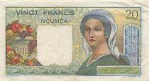 Nueva Caledonia 20 Francs - Young sheperd - ND (1963) - P.50c