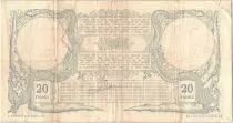 Nueva Caledonia 20 Francs Noumea - Bank of  Indo-China - 1913 - PMG 25