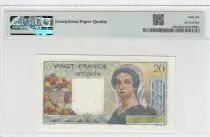 Nueva Caledonia 20 Francs Young farmer - ND (1958) - Specimen - P.50 -  PMG 66 EPQ
