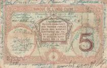 Nueva Caledonia 5 Francs Walhain - Specimen - ND (1937) - P.36