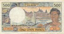 Nueva Caledonia 500 Francs - ND (1969-92) - P.60e