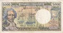 Nueva Caledonia 5000 Francs - 1982 - NOUMEA - P.65c - VF - Serial Q.1
