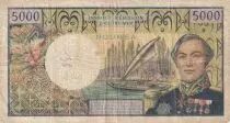 Nueva Caledonia 5000 Francs - 1982 - NOUMEA - P.65c - VF - Serial V.1