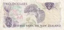 Nueva Zelanda 1 Dollar - Elizabeth II - Fantail - ND (1985-1989) - P.169b