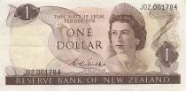 Nueva Zelanda 1 Dollar - Elizabeth II - ND (1968-75) - P.163b