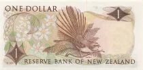 Nueva Zelanda 1 Dollar - Elizabeth II - ND (1975-77) - P.163c