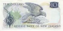 Nueva Zelanda 10 Dollars - Elizabeth II - ND (1977-1981) - Replacement - P.166d