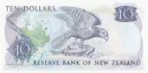 Nueva Zelanda 10 Dollars - Elizabeth II - Nestor Kea - ND (1981-1989) - Remplacement