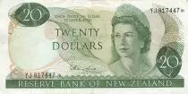 Nueva Zelanda 20 Dollars - Elizabeth II - ND (1977-81) - P.167d